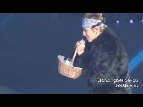 [131225] EXO Kris & Amber - Thrift Shop at SMTown Week (Kris Focus Fancam)