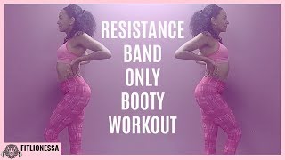 10 Minute Resistance Band Booty Workout | Get Fit At Home