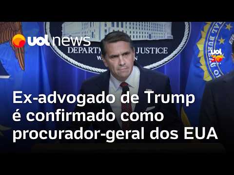 Ex-advogado de Trump é confirmado como procurador-geral dos EUA