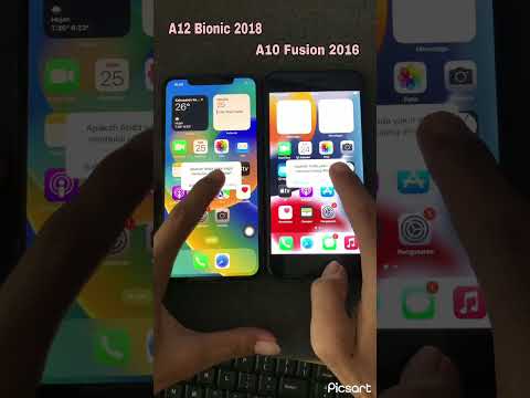 A12 Bionic vs A10 Fusion 🔥#iphone #shorts