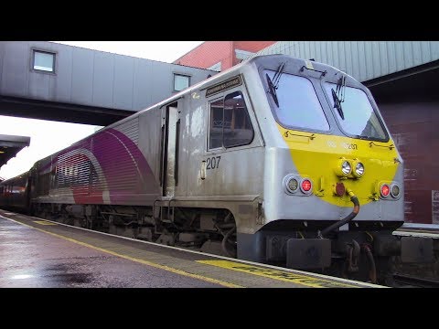 IE 201 Class loco 207 + Enterprise Train - City Hospital & Dunmurry 22/9/18