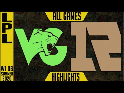 VG vs RNG Highlights ALL GAMES | LPL Summer 2020 W1D6 | Vici Gaming vs Royal Never Give Up