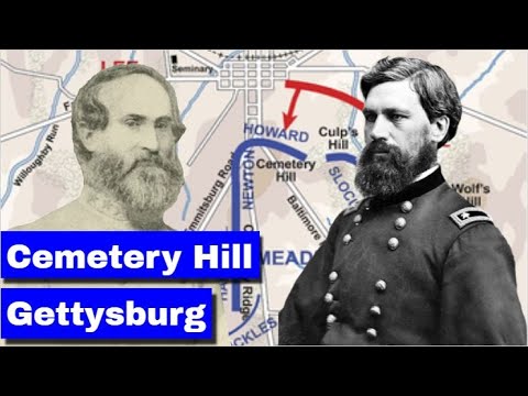 Fight for Cemetery Hill, Gettysburg | Animated Battle Map