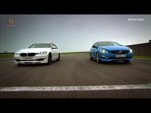 BMW Alpina D3 Bi-Turbo vs Volvo V60 T6 - Fifth Gear