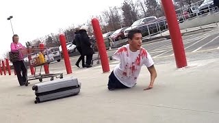Bloody Body in Suitcase Prank - Best Public Pranks