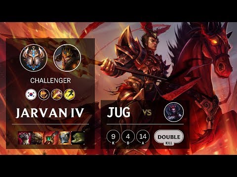 Jarvan IV Jungle vs Elise - KR Challenger Patch 10.10