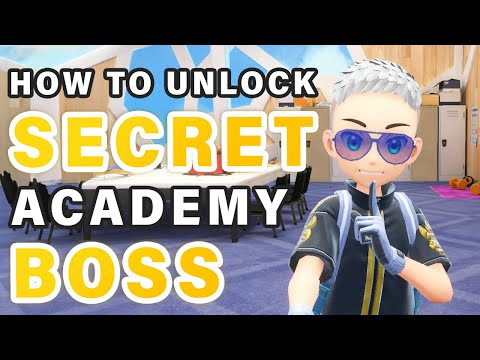How to Unlock the Academy SECRET BOSS ► Pokemon Scarlet & Violet