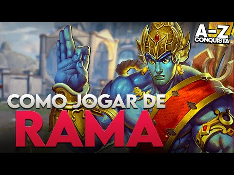 HOW TO PLAY RAMA, A-Z Conquest + Guide - ⚡ Smite BR
