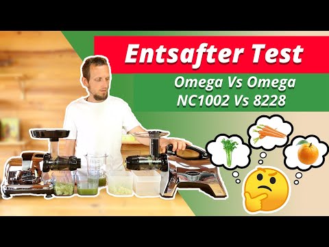 Entsafter Test Selleriesaft Medical Medium Anthony William - Omega 8228 vs. Omega NC1002 Slow Juicer