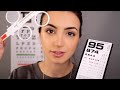 ASMR Comprehensive Eye Exam With Trial Frames Testing Far And Near Vision