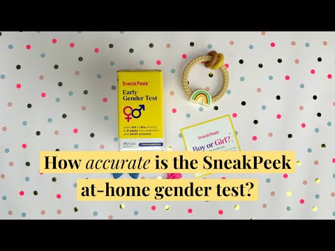 How accurate is the SneakPeek At-Home Gender test?