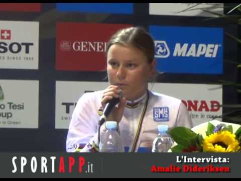 SportApp.it - Intervista Amalie Dideriksen, iridata Junior Donne