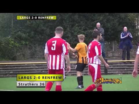 Largs Thistle 5-0 Renfrew, West of Scotland Premiership 15th September 2018