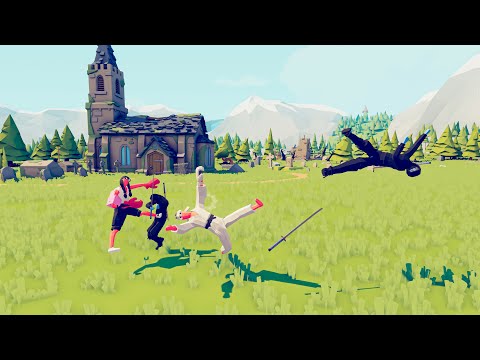 DUO KICKBOXER Vs UNIT - TABS Totally Accurate Battle Simulator - 🔥 🔥