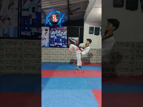 Question mark kick explained for new Beginners ❓🔥 | step by step | by TKDpulse #shorts #indiashorts