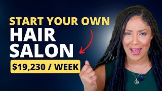 How to Start a Hair Salon Business 2024 ( Complete Details ) #hairsalon