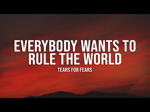 "Giant Speaker Man" Tears For Fears - Everybody Wants To Rule The World (Lyrics)