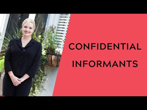 Confidential Informants Exposed [2020]