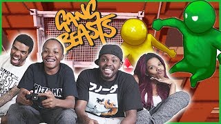 FIGHTING TO THE DEATH HANGING IN THE AIR! EPIC FINISH! - Gang Beasts Gameplay