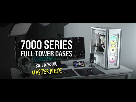 Kompiuterio korpusas Corsair iCUE 7000X RGB Tempered Glass CC-9011226-WW video