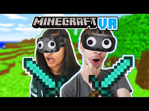 RobinSamse - WE'RE PLAYING MINECRAFT IN VR!?