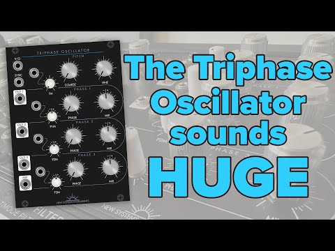 New Systems Instruments Triphase Oscillator 2023 - Black image 2