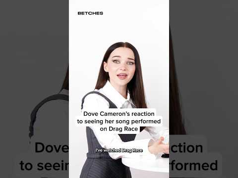 @dove_cameron reacts to her song going #viral on #dragrace