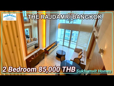 Luxury 2 Bedroom Duplex Condo For Rent The Rajdamri Condo Bangkok 85,000 THB Monthly