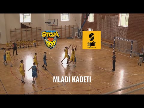 Prvenstvo RH za MLAĐE KADETE (U15) KK Stoja Vs KK Split