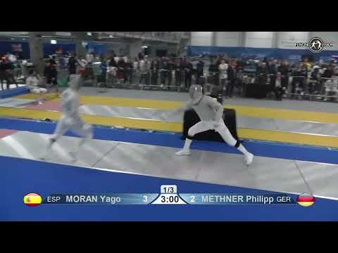 European Championships 2023 JMS - L32 - Yago Moran ESP v Philipp Methner GER
