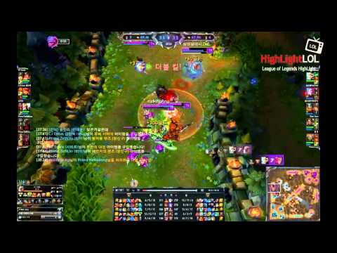 Highlight CJ Entus Ambition Riven PentaKill, KR SoloQ