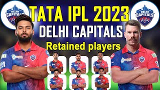 IPL 2023 | DC Retained Players 2023 | Delhi Capitals Squad 2023