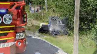 preview picture of video '140801 - Trafikolycka på väg 583'