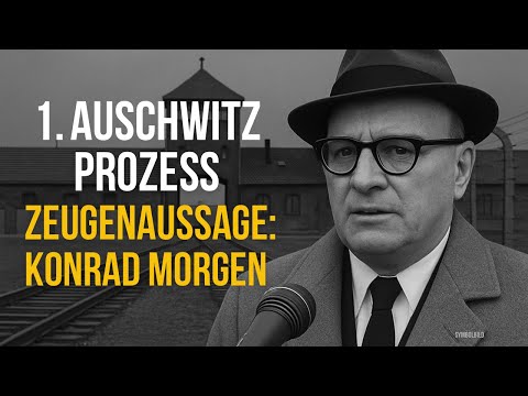 Frankfurter Auschwitz-Prozess: Konrad Morgen als Zeuge (SS-Richter)