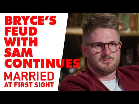 Bryce once again faces off with Sam  | Married at First Sight 2021
