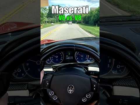 Maserati V6 vs. V8 SOUND