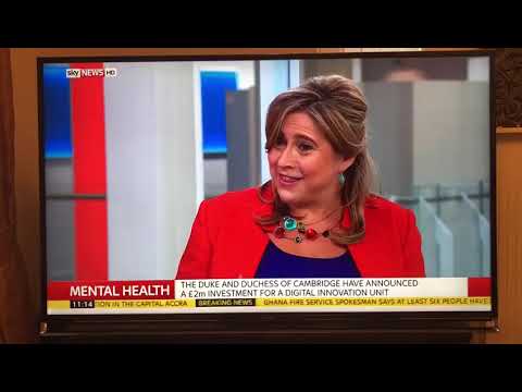Alison Baum OBE on Sky News talking about Heads Together in 2018