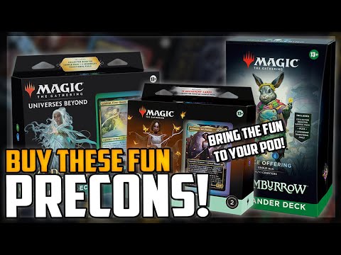 Top 10 Most FUN Precon Decks for Commander To Buy! - Magic: The Gathering
