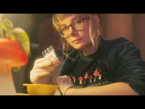 The Mysterious Seed Catalog ⭒ ASMR (Packaging Seeds, Water Damage Crinkles)