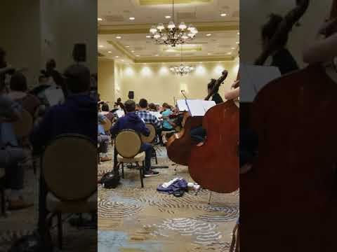 Choreography...Florida All-State Honors Orchestra practice run through