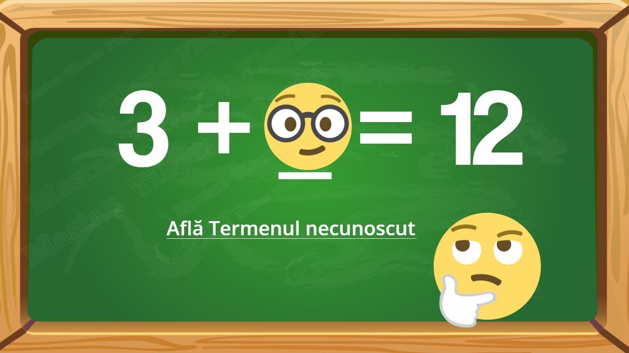 Afl? termenul necunoscut | termeni de la 0 la 10 [Video]