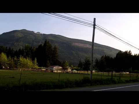Driving Through Skagit Valley, Washington