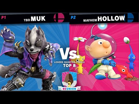 Reunion 2 Top 8 Losers Quarter-Finals - Muk (Wolf) v Hollow (Alph)