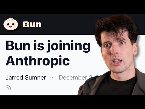 Bun got bought by Anthropic (yes really)