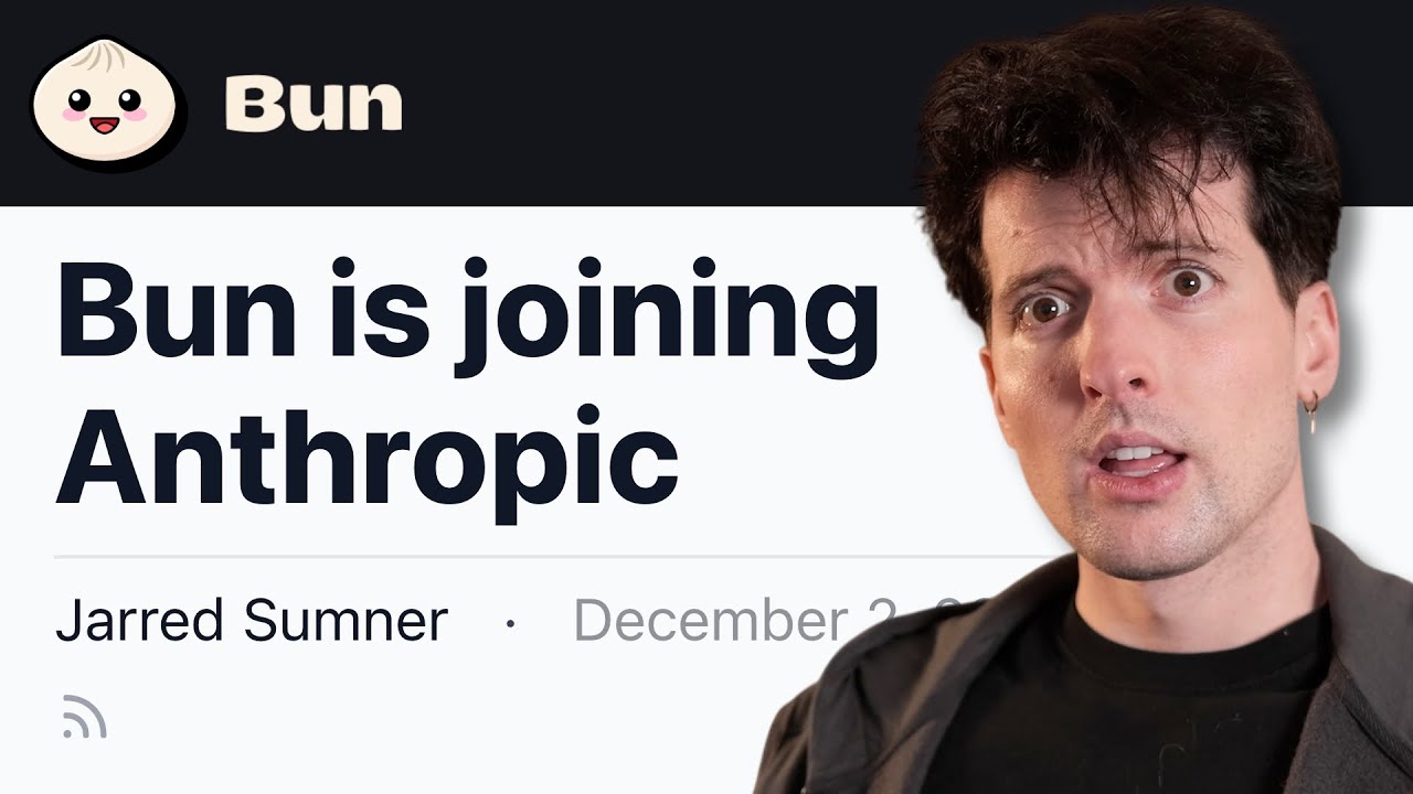 Bun got bought by Anthropic (yes really)