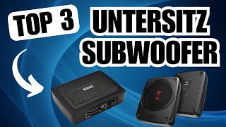 UNTERSITZ SUBWOOFER: Welcher hat den BESTEN Bass? TOP 3 Vergleich