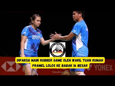 R32 German Open 2023 || Praven Jordan/Melati Daeva Oktavianti Vs Bjarne Geiss/Emma Moszczynski
