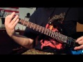 Immolation - Despondent Souls (guitar cover ...