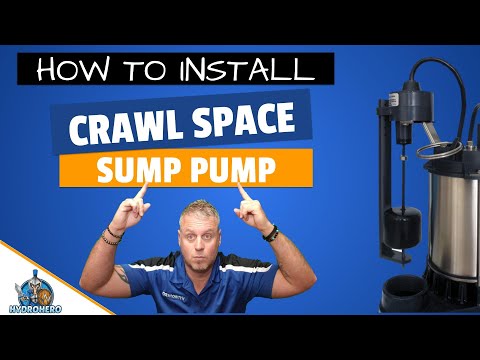 How To Install A Sump Pump In A Dirt Crawl Space