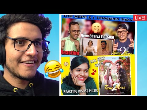 Reacting to My Song - Tum Mere 2 Reactions😂🛑